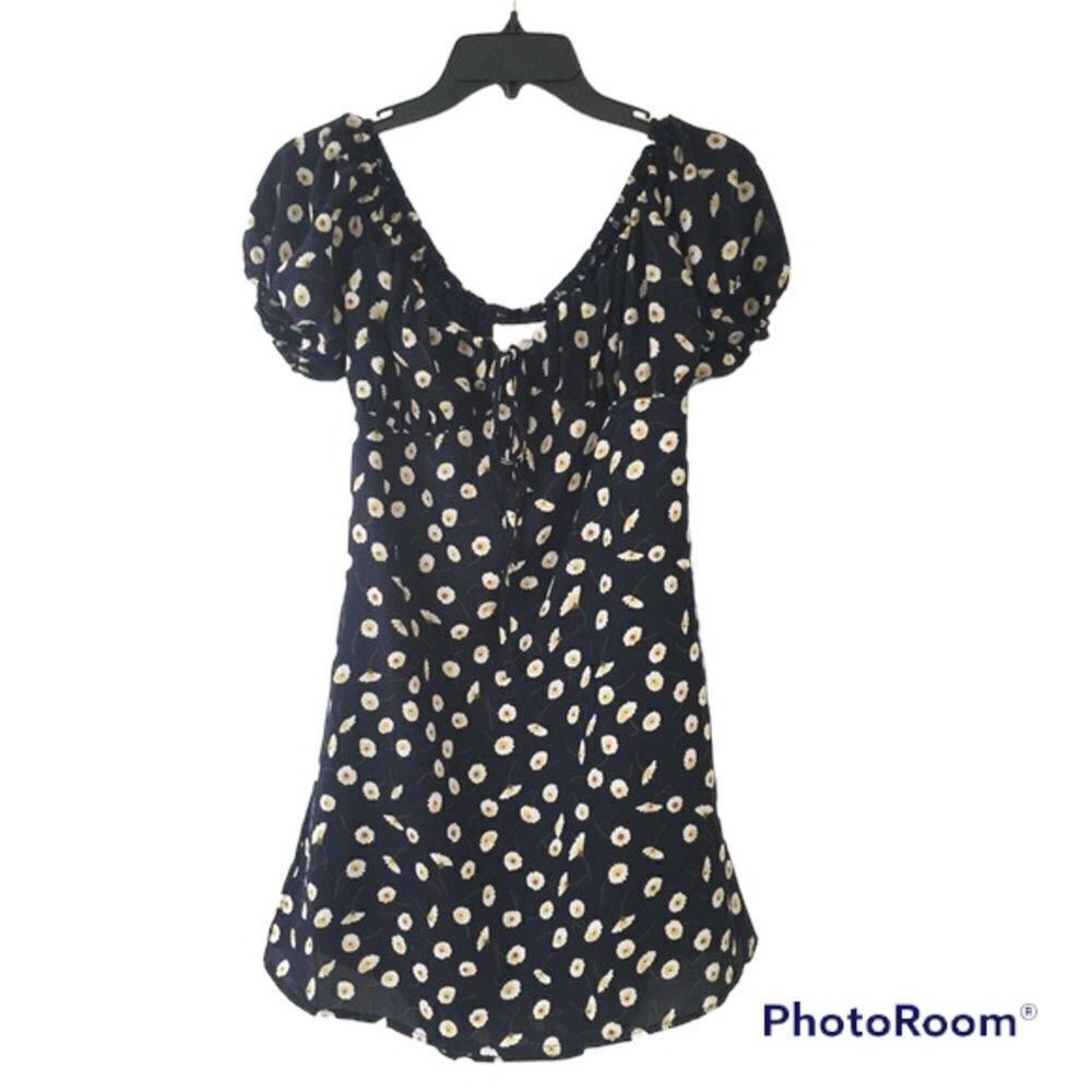 ✨ HP✨Johnny Becca Floral Blue Dress ✨ - Picture 4 of 7